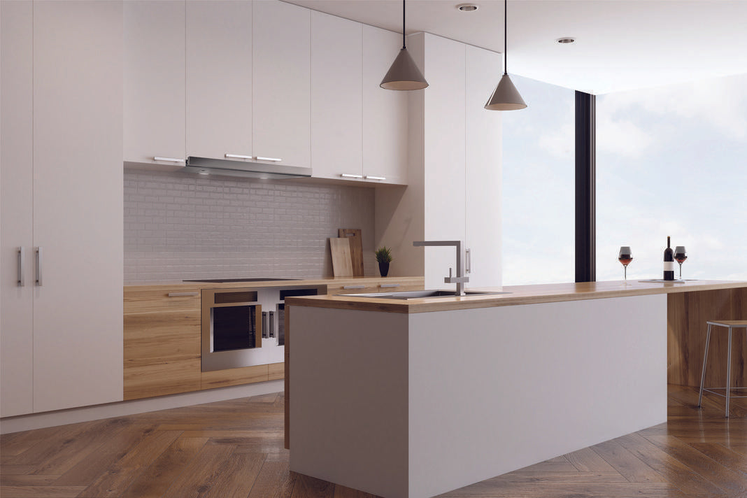 Elica - 23.5625 Inch 400 CFM Under Cabinet Range Vent in Stainless - ETT424SS