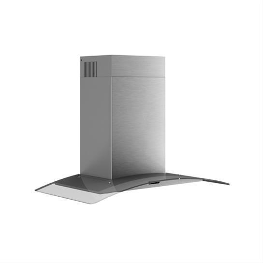 Broan - 36 Inch 400 CFM Wall Mount and Chimney Range Vent in Stainless - EW4636SS