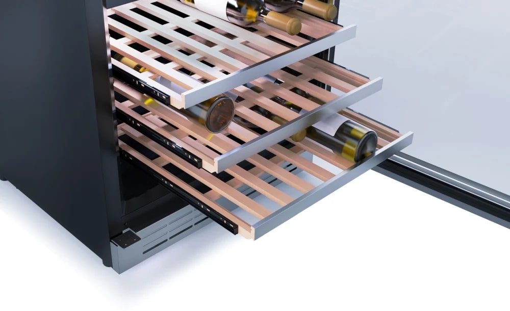 Elica - 23.4 Inch 4.8 cu. ft Wine Fridge Refrigerator in Stainless - EWS52SS1