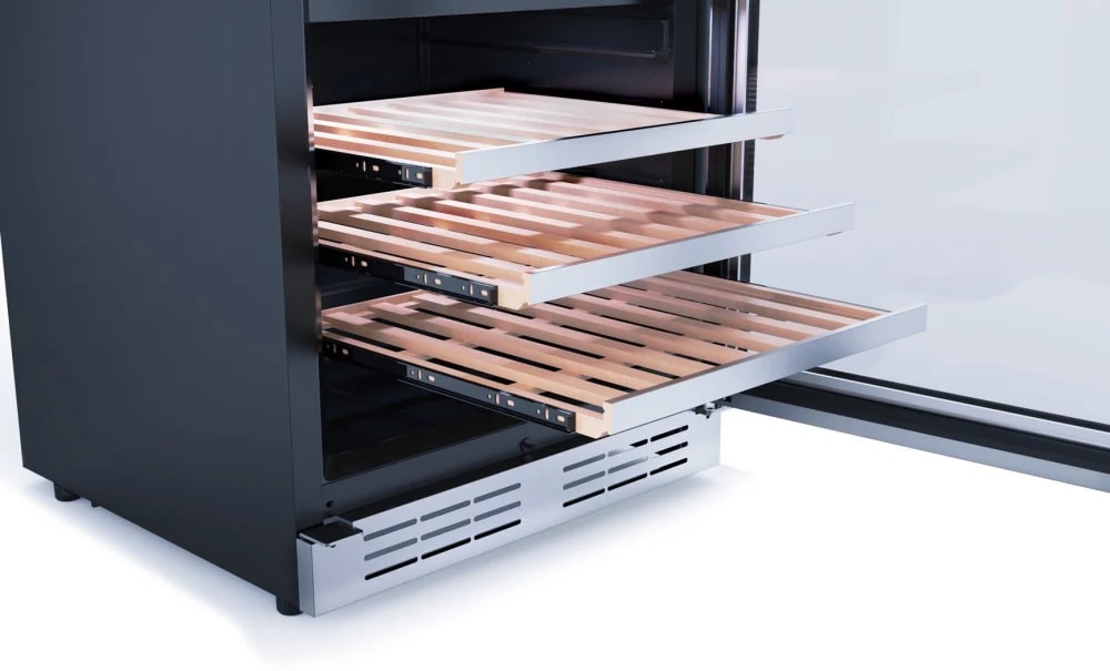 Elica - 23.4 Inch 4.8 cu. ft Wine Fridge Refrigerator in Stainless - EWS52SS1