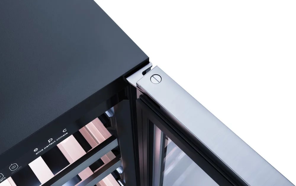 Elica - 23.4 Inch 4.8 cu. ft Wine Fridge Refrigerator in Stainless - EWS52SS1