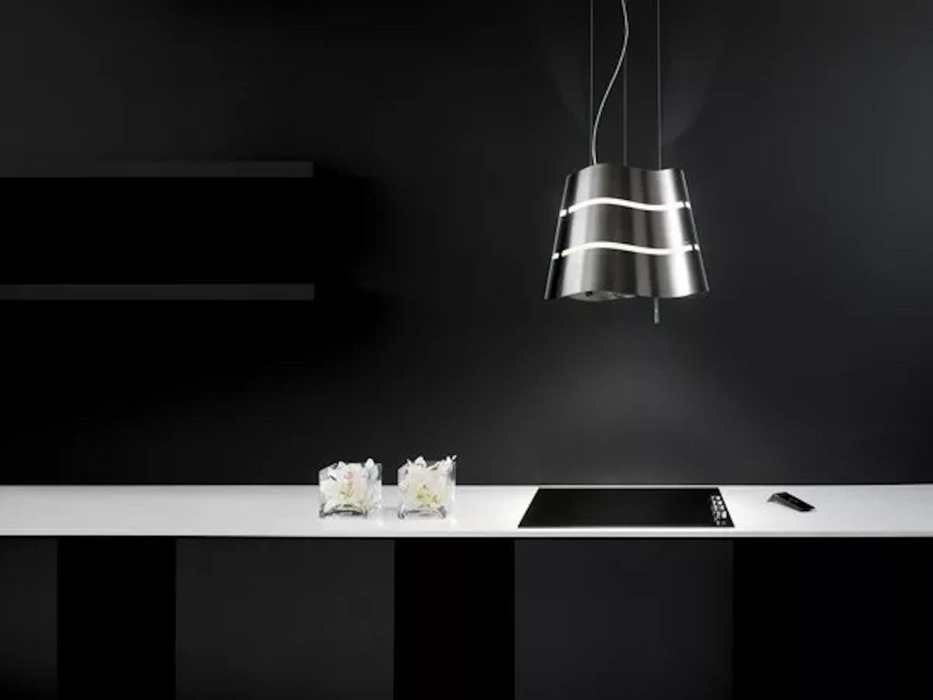 Elica - 20 Inch 350 CFM Island Range Vent in Stainless - EWV320SS