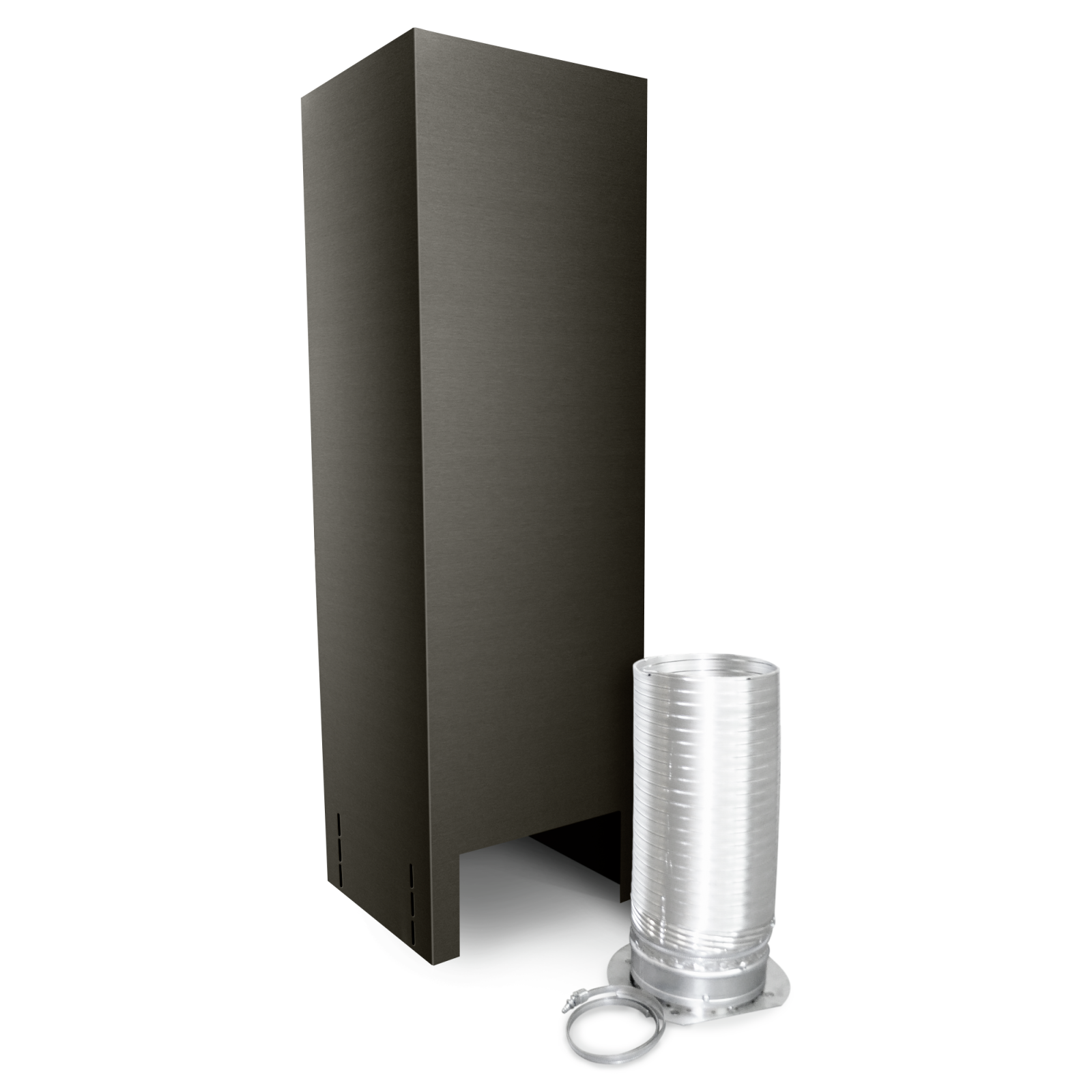 Whirlpool - Island Mount Chimney Extension Kit Accessory in Black Stainless - EXTKIT16ES