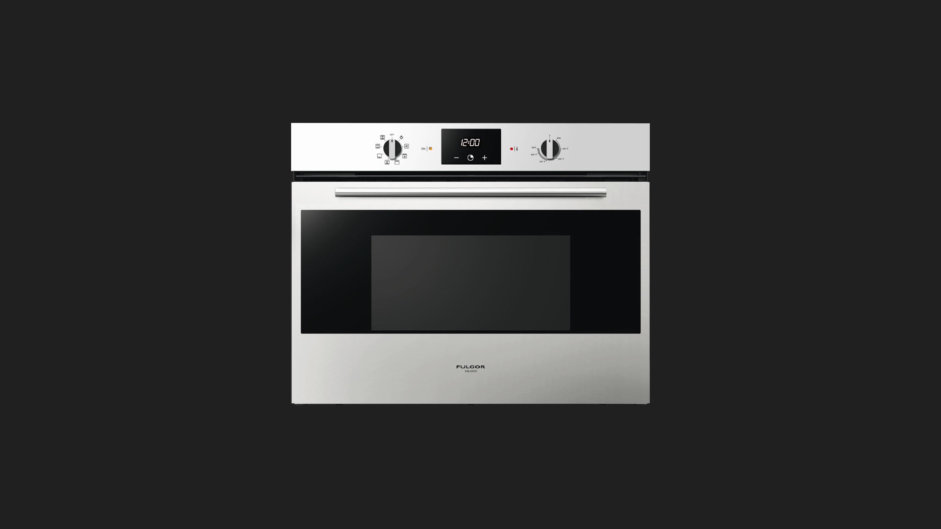 Fulgor Milano 29 Inch 2 CFM Single Wall Oven Vent in Stainless (Open