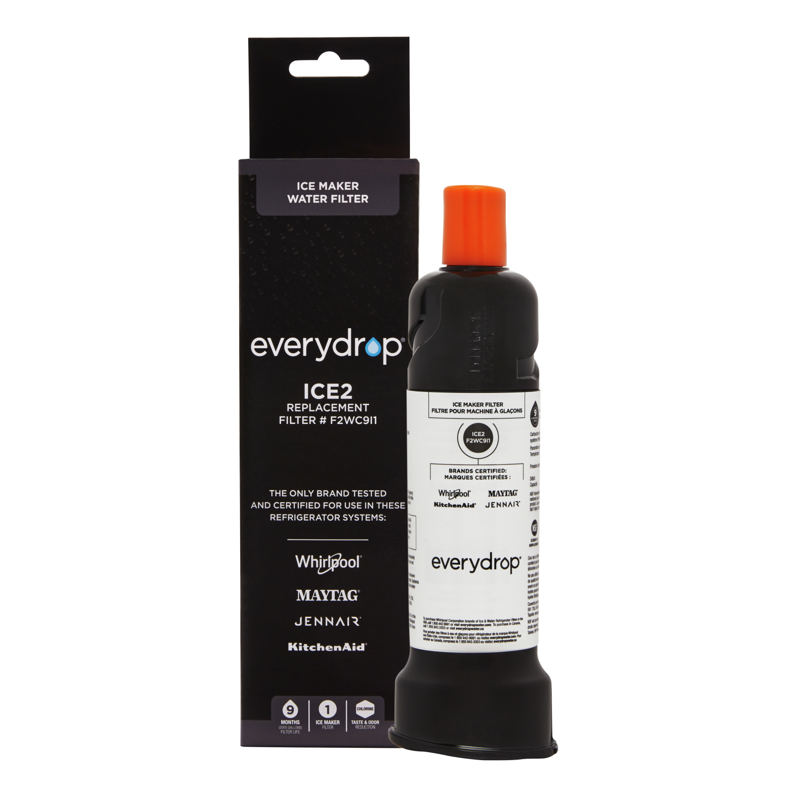 Whirlpool - Everydrop Ice Filter Refrigerator Accessory - F2WC9I1