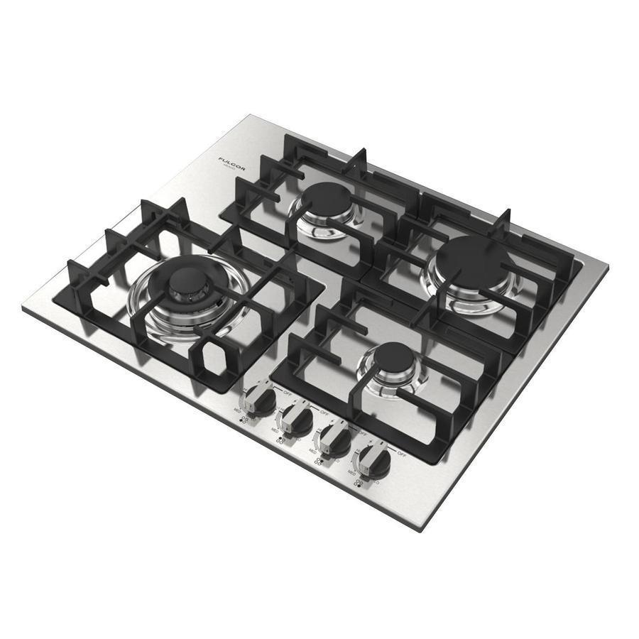 Fulgor Milano - 24.5 inch wide Gas Cooktop in Stainless - F4GK24S1