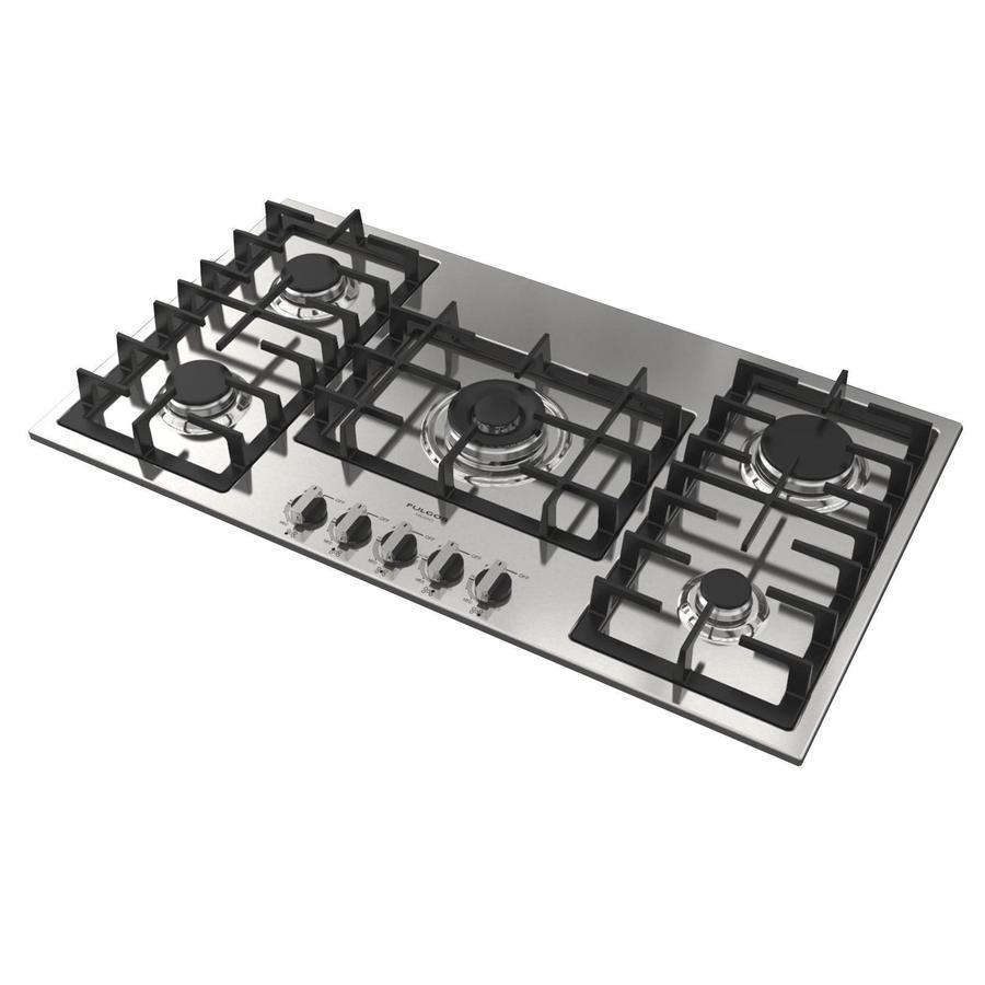 Fulgor Milano - 36 inch wide Gas Cooktop in Stainless - F4GK36S1