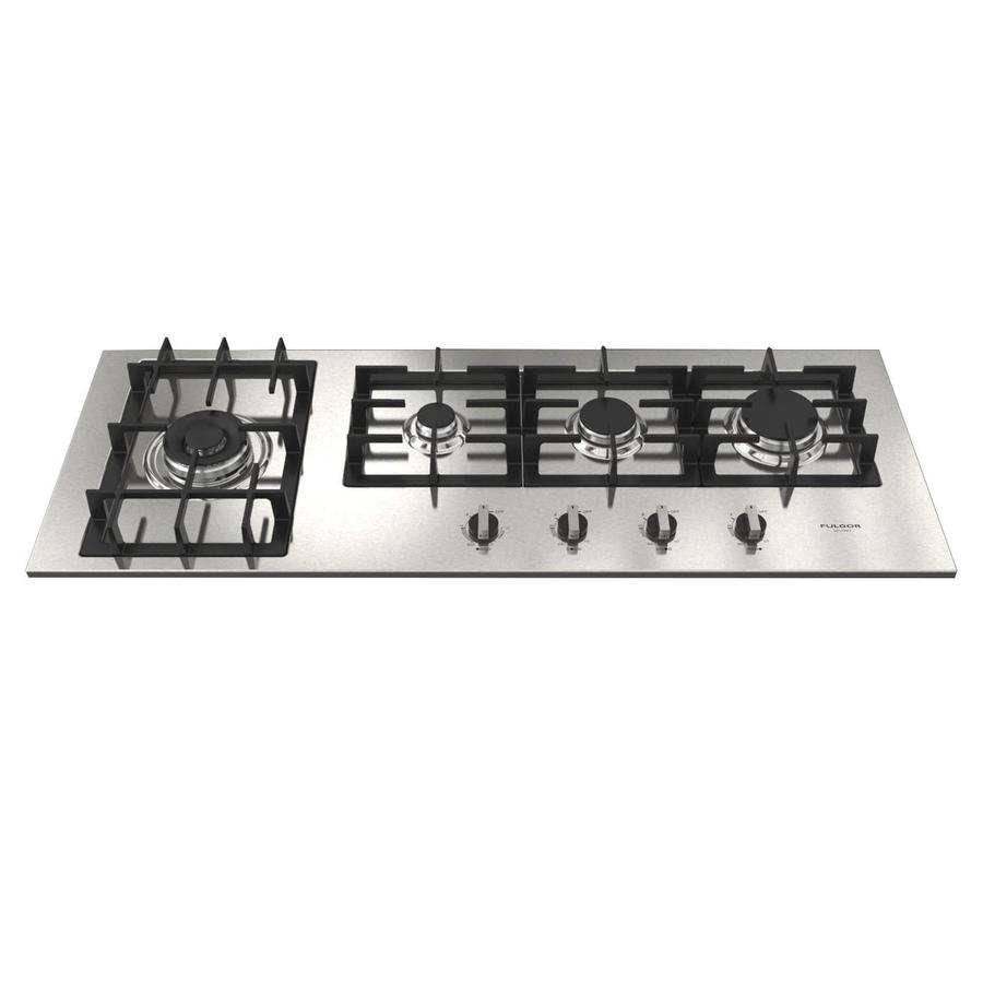 Fulgor Milano - 44 inch wide Gas Cooktop in Stainless - F4GK42S1