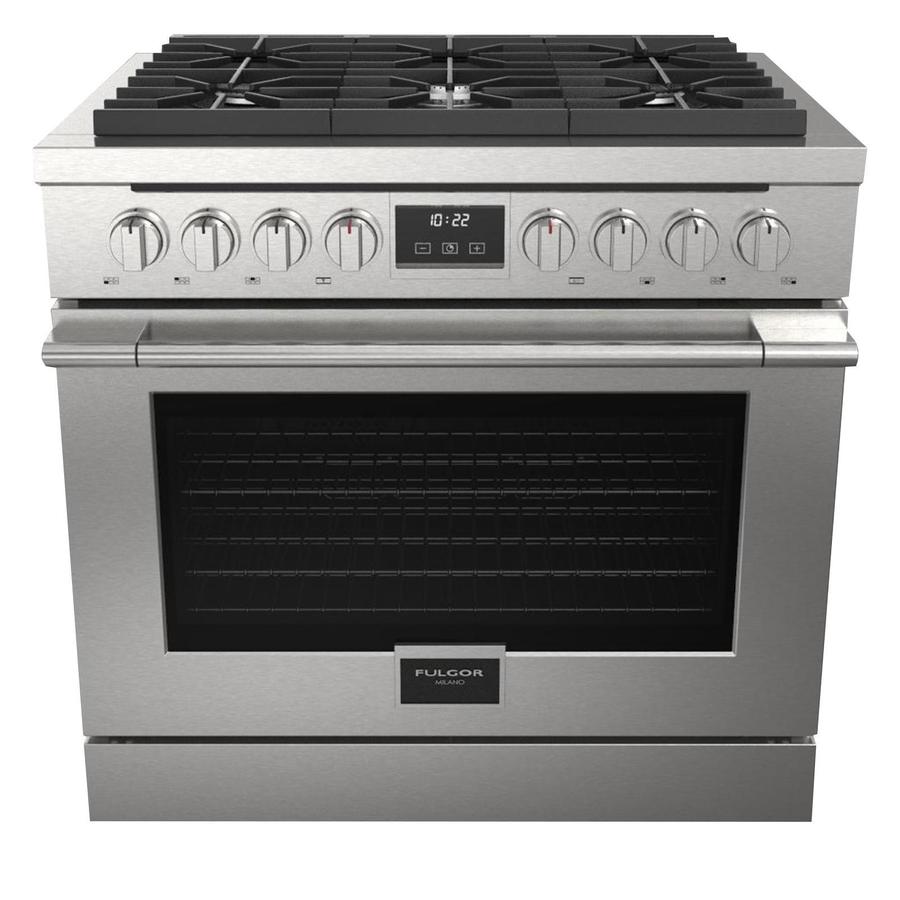 Fulgor Milano - 5.7 cu. ft Dual Fuel Range in Stainless - F4PDF366S1