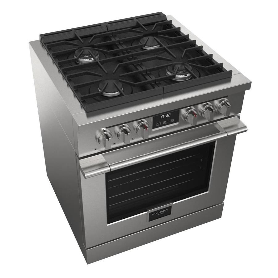 Fulgor Milano - 4.4 cu. ft Gas Range in Stainless - F4PGR304S1