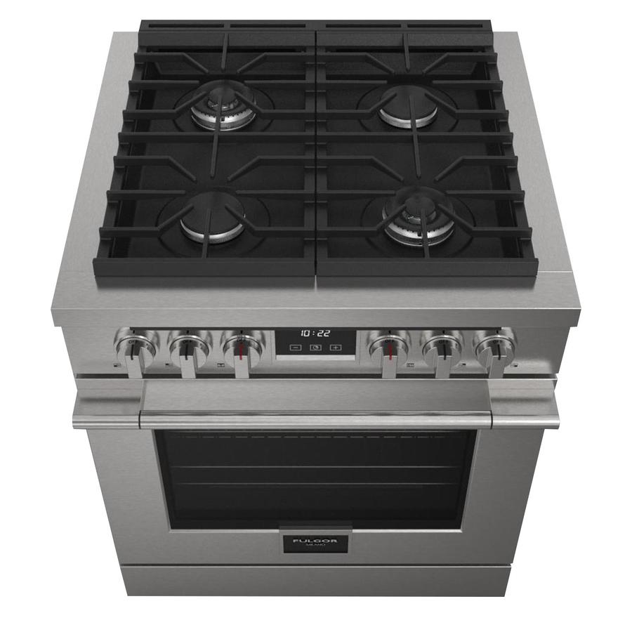 Fulgor Milano - 4.4 cu. ft Gas Range in Stainless - F4PGR304S1