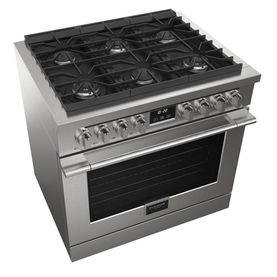 Fulgor Milano - 5.7 cu. ft Gas Range in Stainless - F4PGR366S1