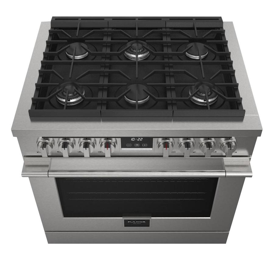 Fulgor Milano - 5.7 cu. ft Gas Range in Stainless - F4PGR366S1