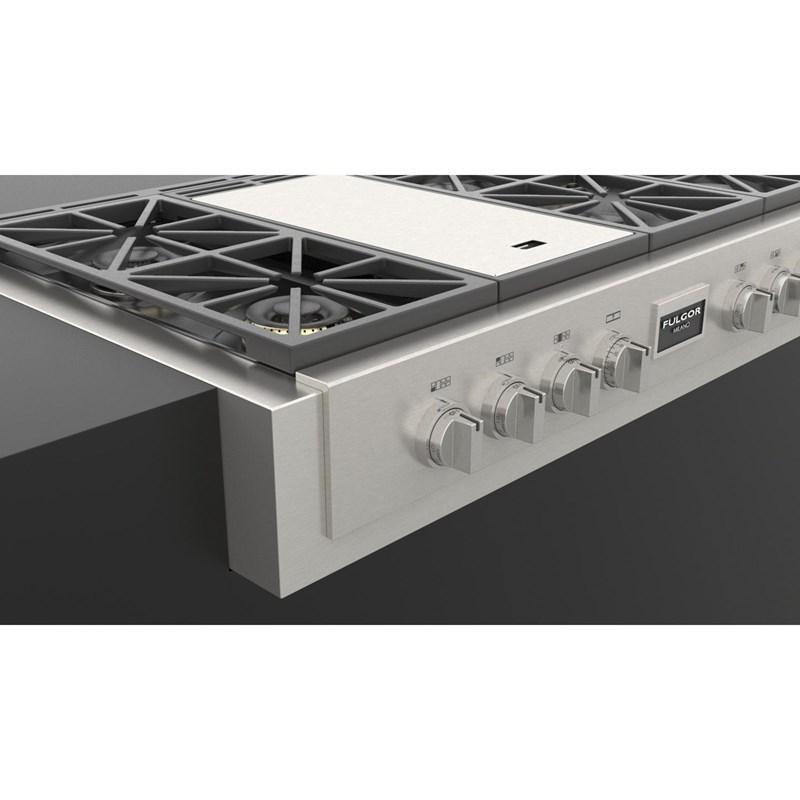 Fulgor Milano - 47.8 inch wide Gas Cooktop in Stainless - F6GRT486GS1