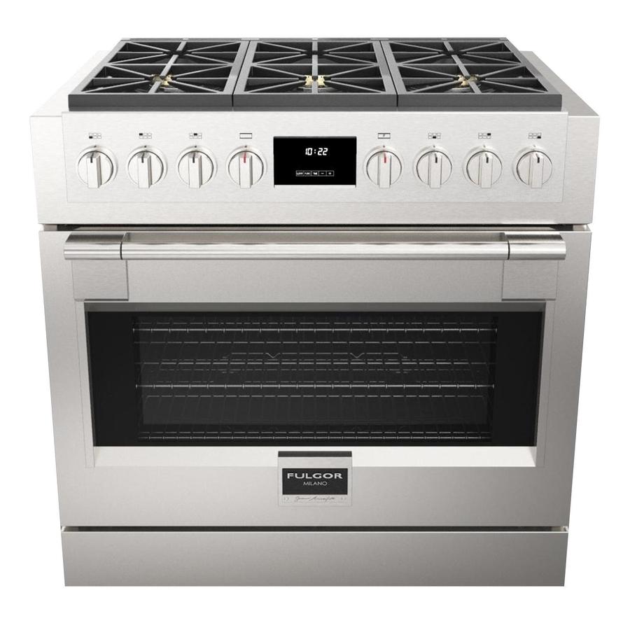 Fulgor Milano - 5.7 cu. ft Gas Range in Stainless - F6PGR366S2