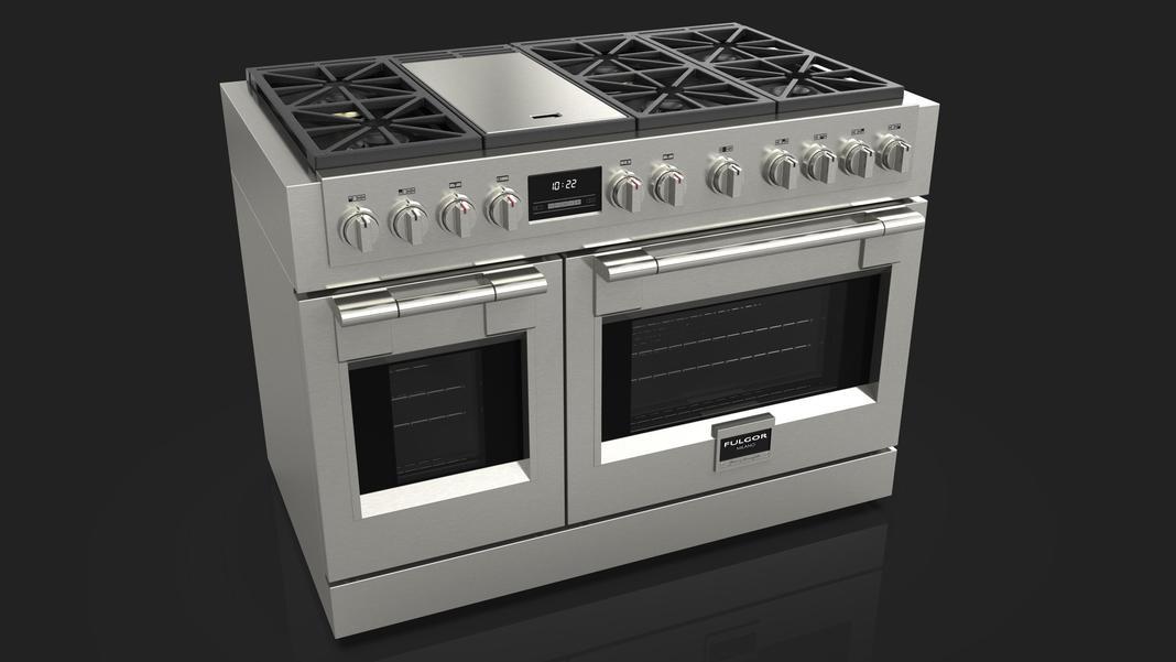 Fulgor Milano - 7.1 cu. ft Gas Range in Stainless - F6PGR486GS2