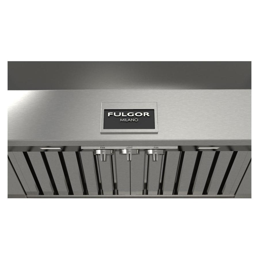 Fulgor Milano - 35.9 Inch 1000 CFM Wall Mount and Chimney Range Vent in Stainless - F6PH36DS1