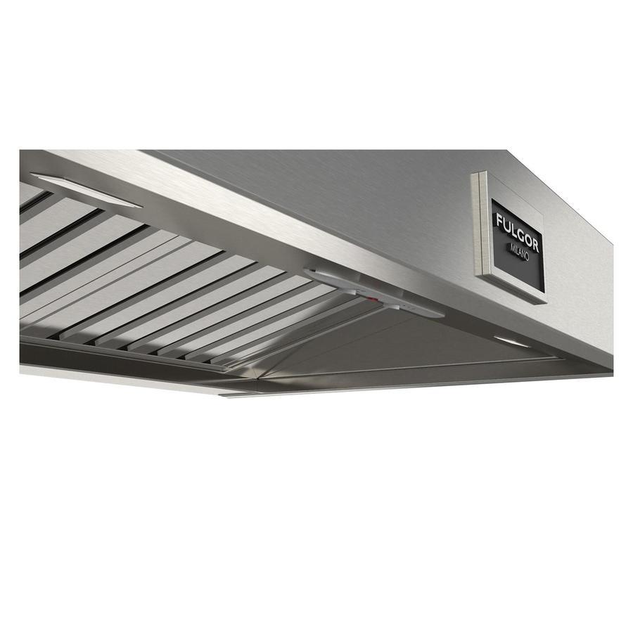 Fulgor Milano - 35.9 Inch 600 CFM Wall Mount and Chimney Range Vent in Stainless - F6PH36S1