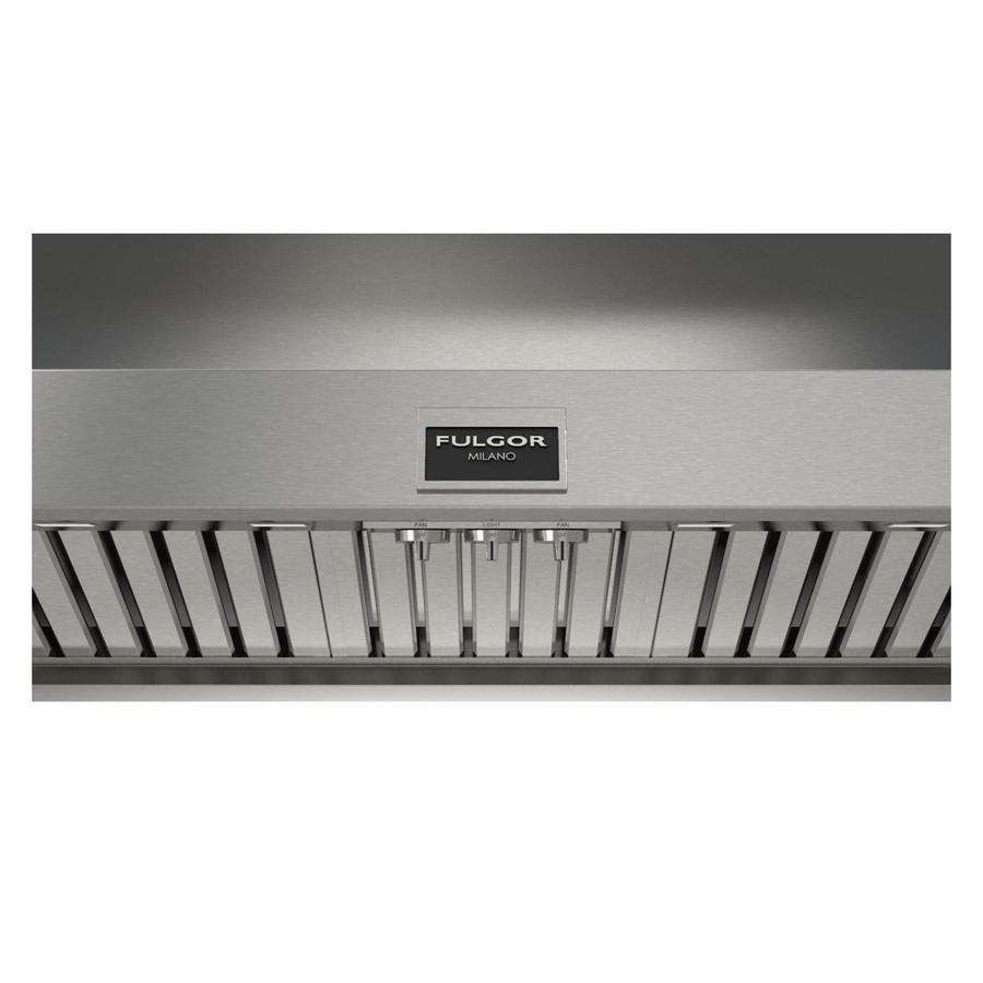 Fulgor Milano - 48 Inch 1000 CFM Wall Mount and Chimney Range Vent in Stainless - F6PH48DS1