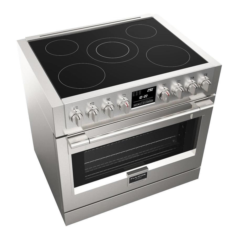 Fulgor Milano - 5.7 cu. ft Induction Range in Stainless - F6PIR365S1