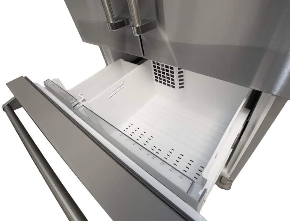 BlueStar - 35.75 Inch 19.86 cu. ft French Door Refrigerator in Stainless - FBFD360