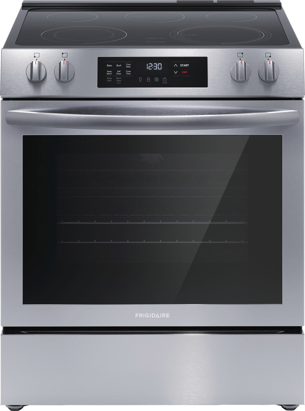 Frigidaire - 5.3 cu. ft Electric Range in Stainless - FCFE308CAS