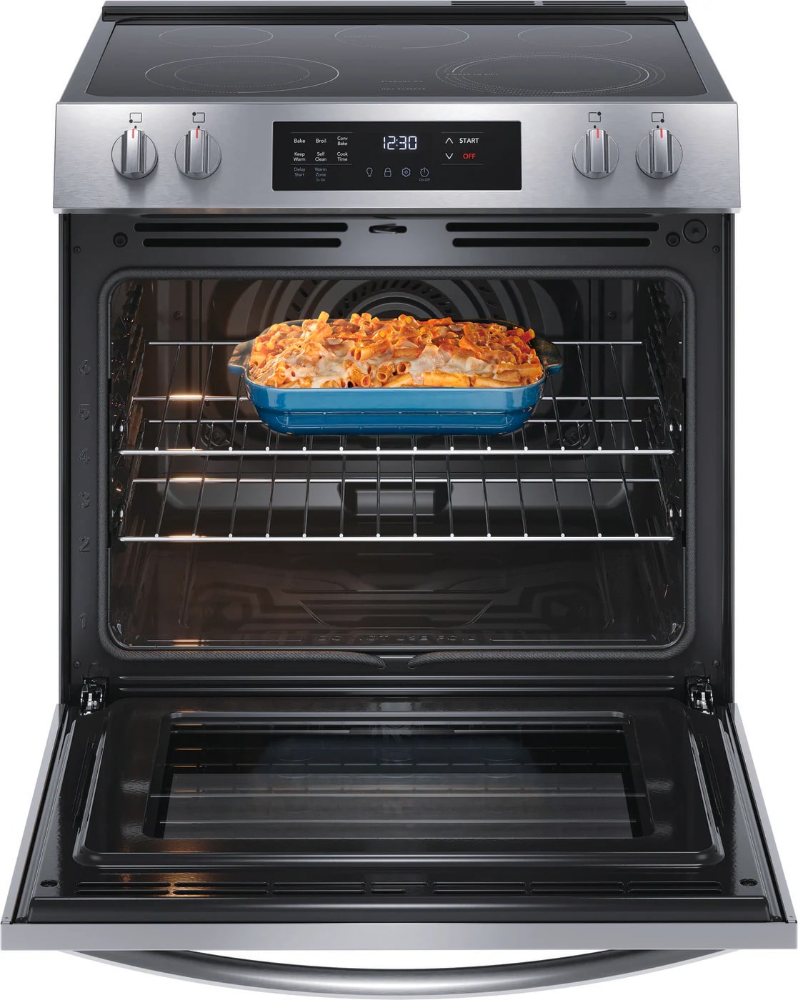 Frigidaire - 5.3 cu. ft Electric Range in Stainless - FCFE308CAS