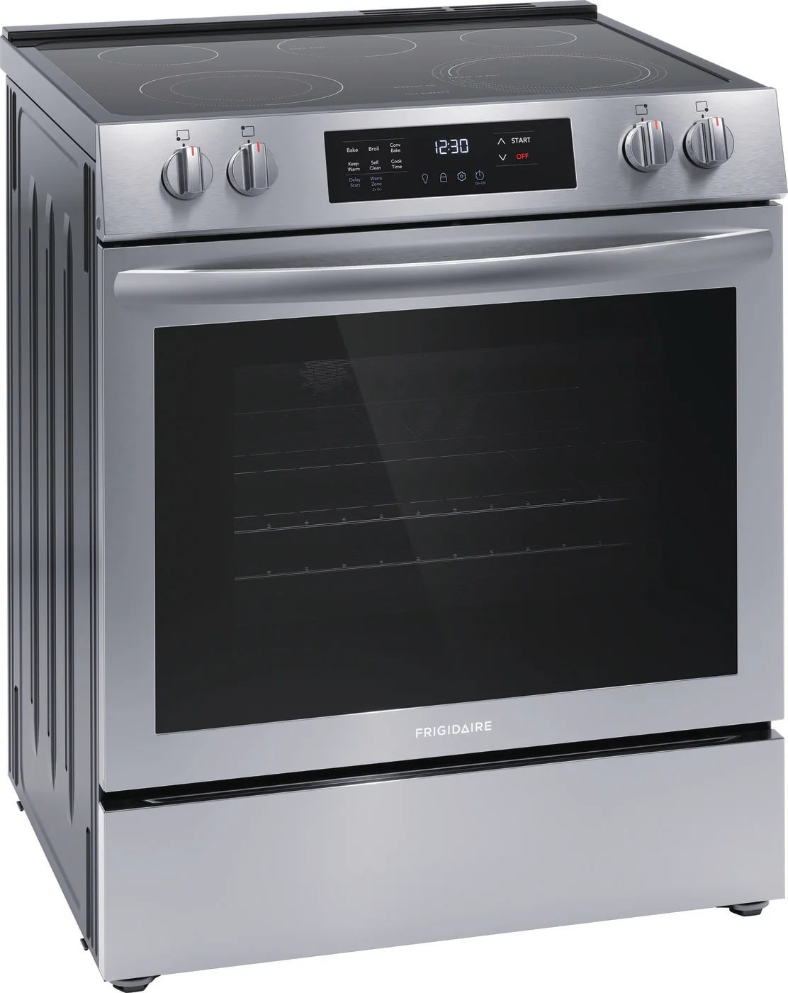 Frigidaire - 5.3 cu. ft Electric Range in Stainless - FCFE308CAS