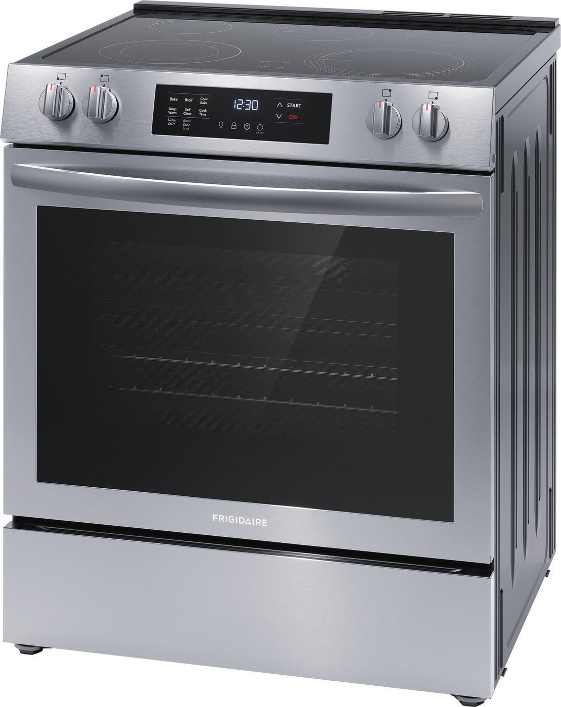 Frigidaire - 5.3 cu. ft Electric Range in Stainless - FCFE308CAS