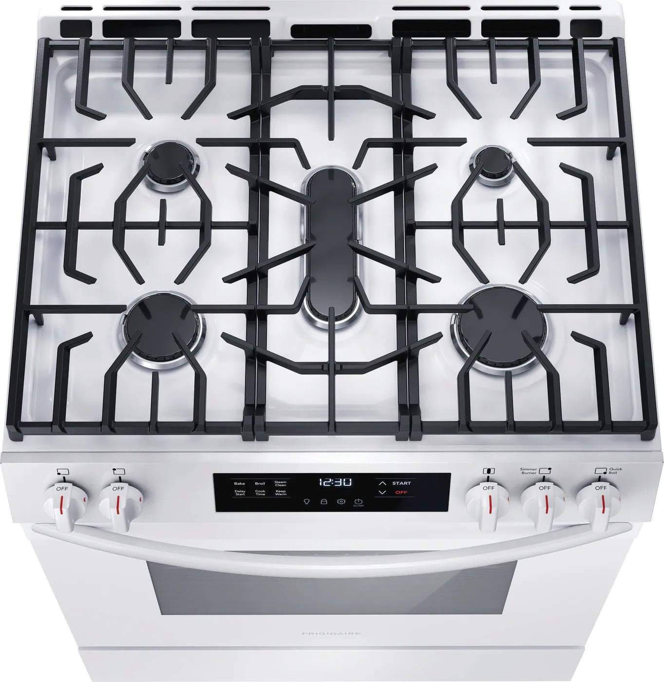 Frigidaire - 5.1 cu. ft Gas Range in White - FCFG3062AW