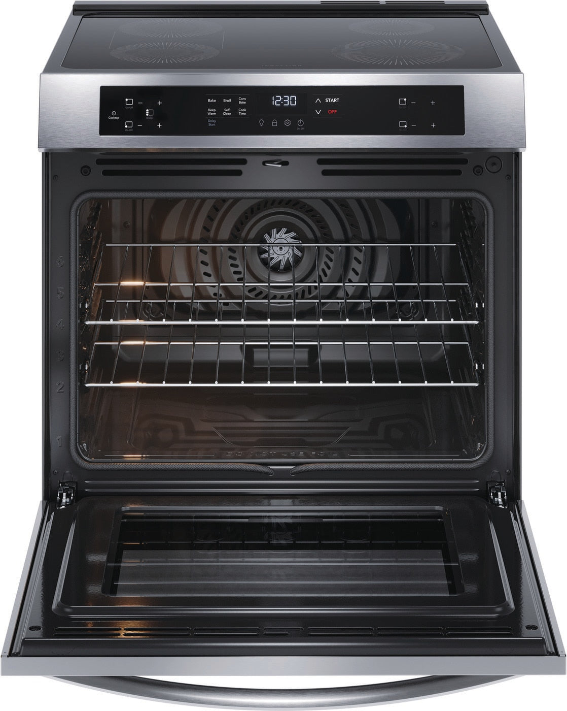 Frigidaire - 5.3 cu. ft Induction Range in Stainless - FCFI308CAS