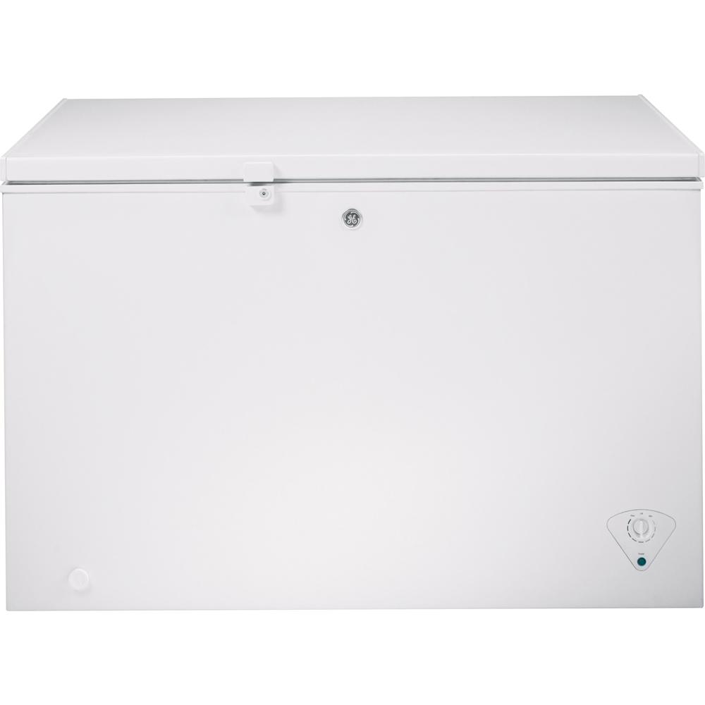 GE - 10.6 cu. Ft Chest Freezer in White - FCM11PHWW