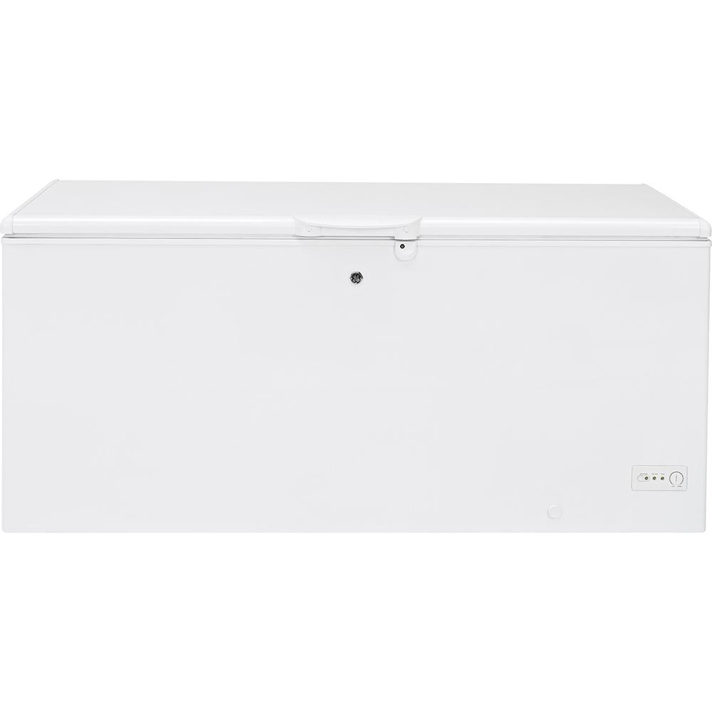GE - 21.7 cu. Ft Chest Freezer in White - FCM22DLWW