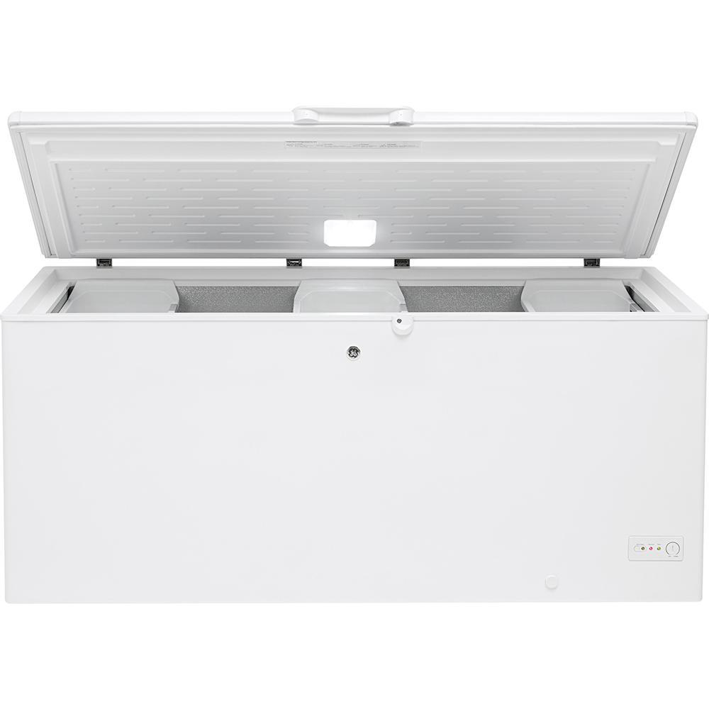 GE - 21.7 cu. Ft Chest Freezer in White - FCM22DLWW