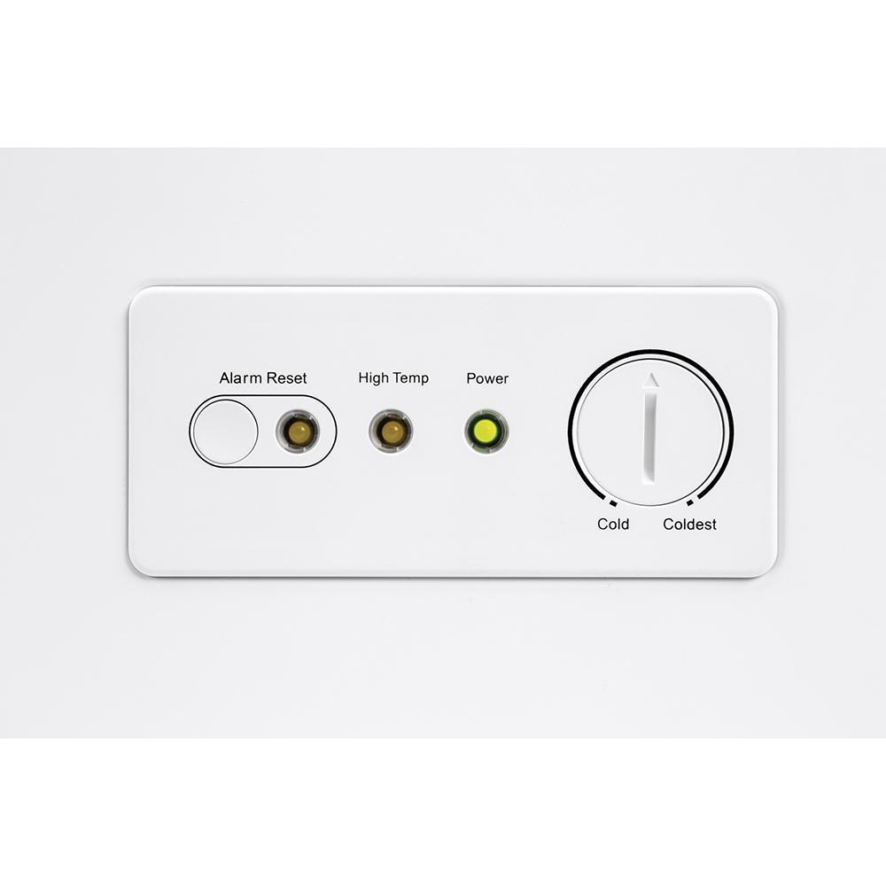 GE - 21.7 cu. Ft Chest Freezer in White - FCM22DLWW