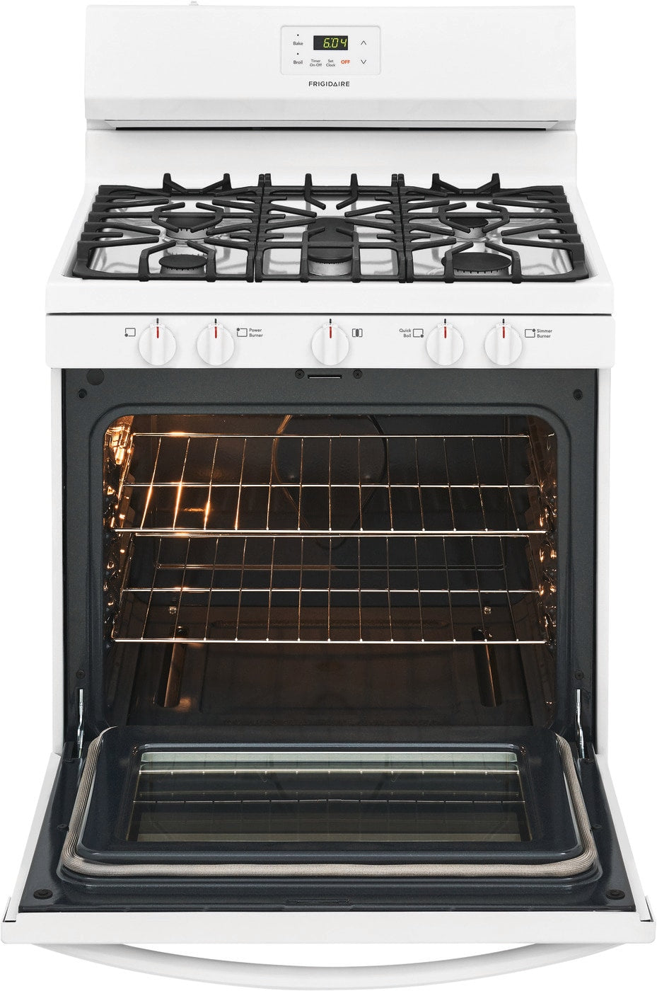 Frigidaire - 5 cu. ft Gas Range in White - FCRG3052AW