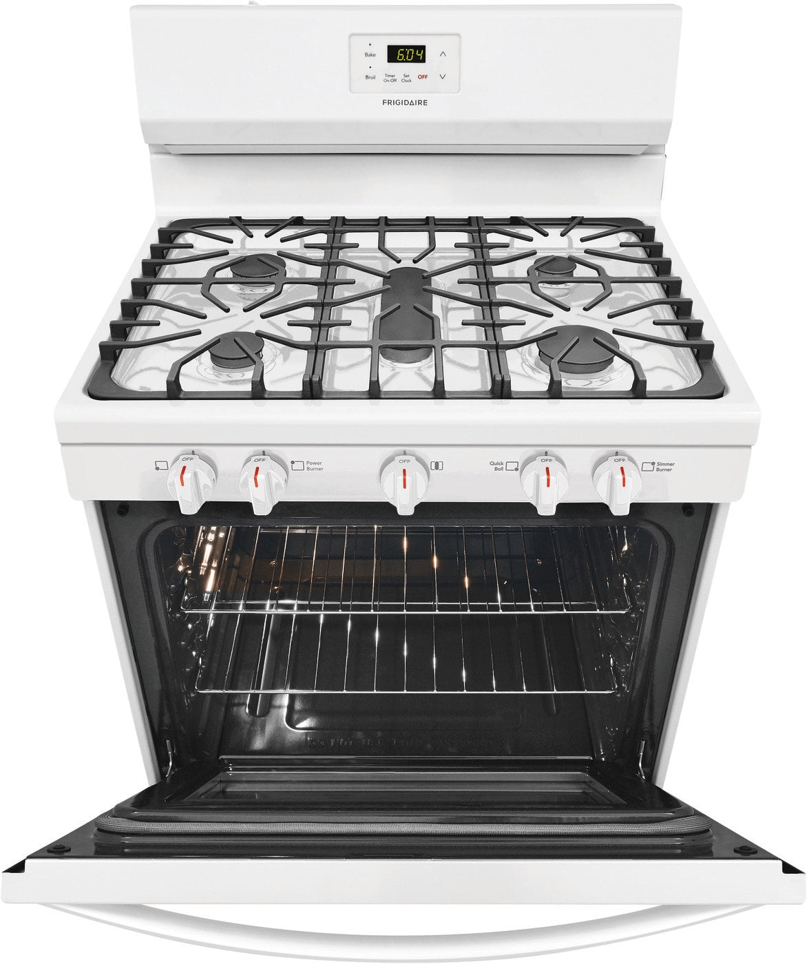 Frigidaire - 5 cu. ft Gas Range in White - FCRG3052AW