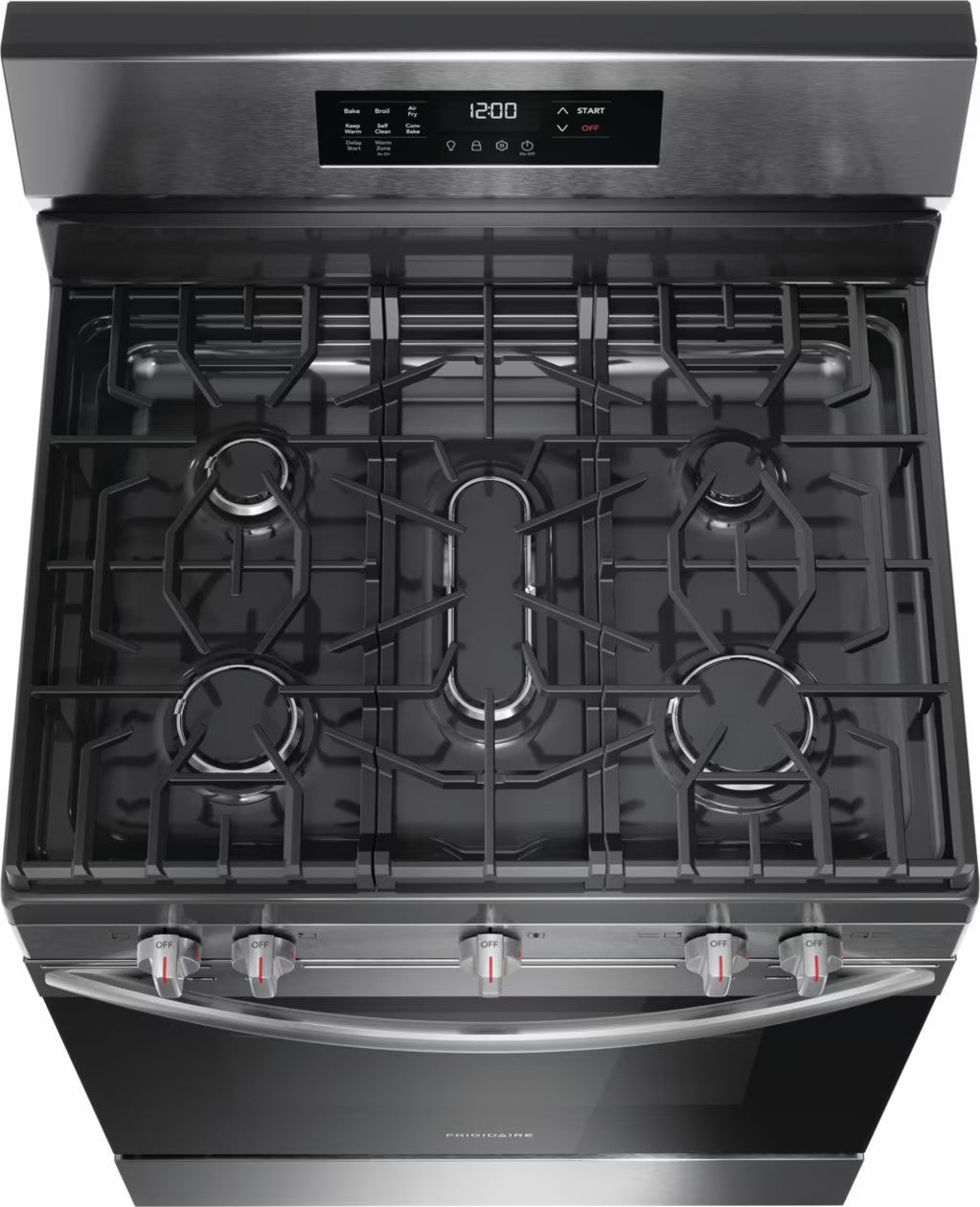 Frigidaire - 5.1 cu. ft Gas Range in Stainless - FCRG3083AS