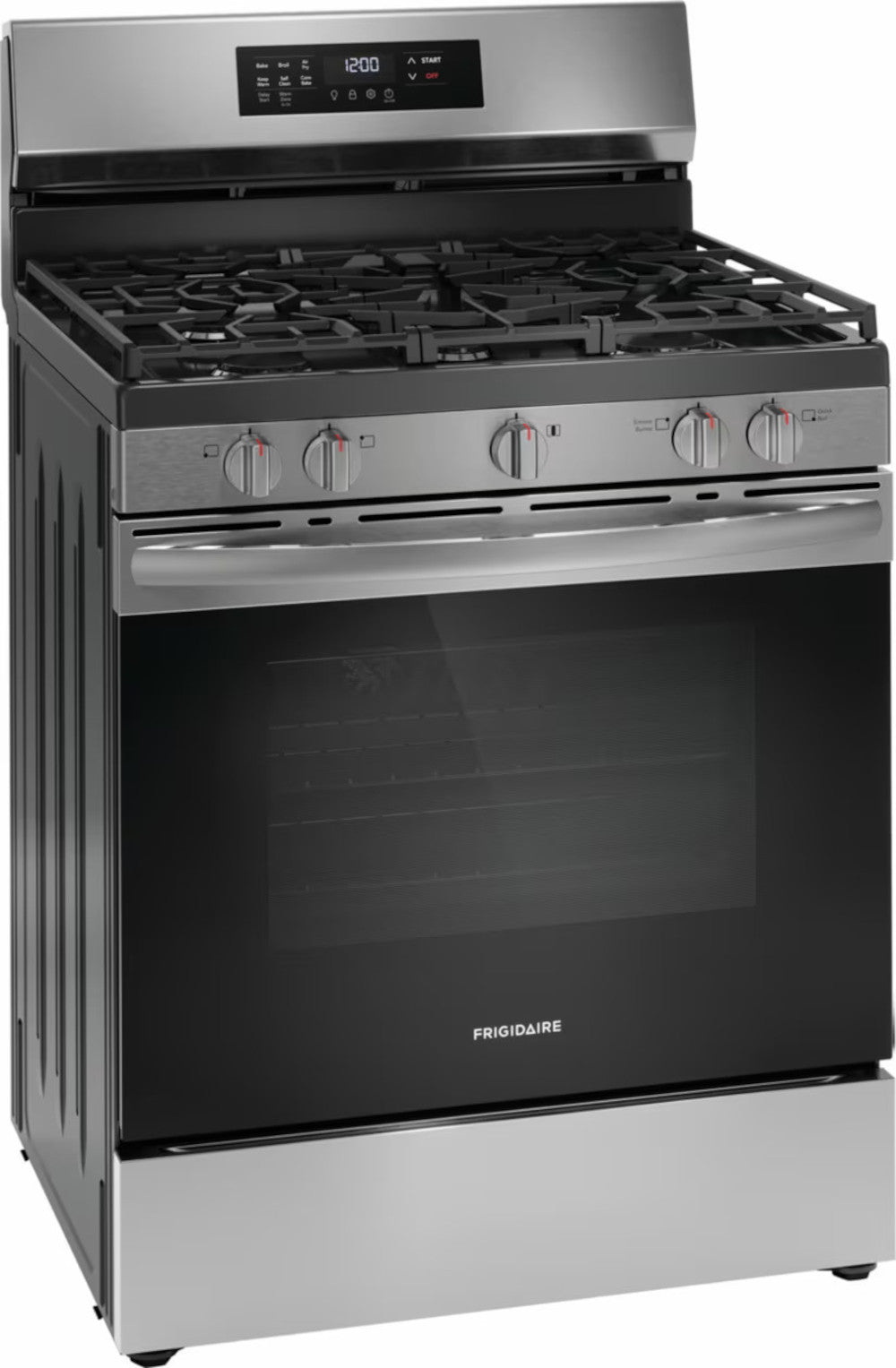 Frigidaire - 5.1 cu. ft Gas Range in Stainless - FCRG3083AS