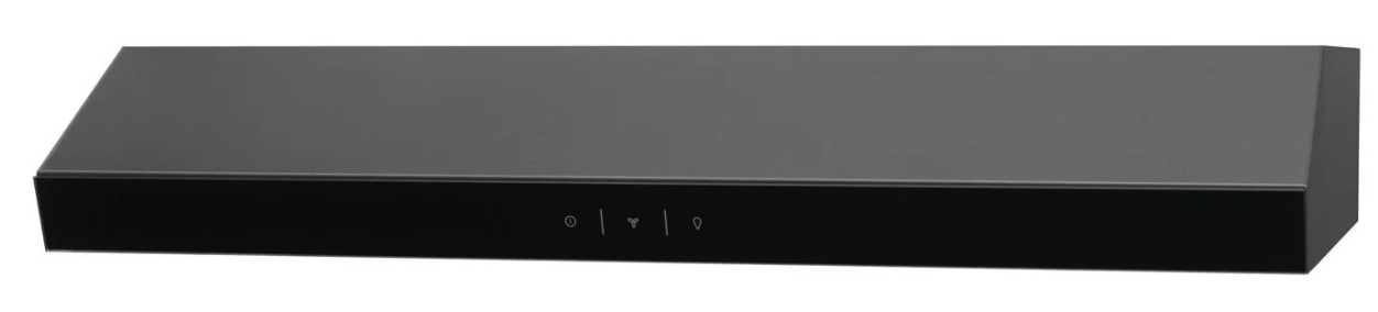 Frigidaire - 30 Inch 110 - 330 CFM Under Cabinet Range Vent in Black Stainless - FCVW3062AD