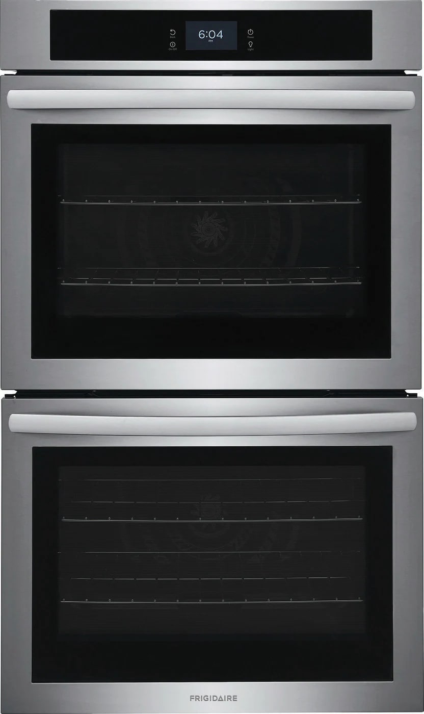 Frigidaire - 10.6 cu. ft Double Wall Oven in Stainless - FCWD3027AS