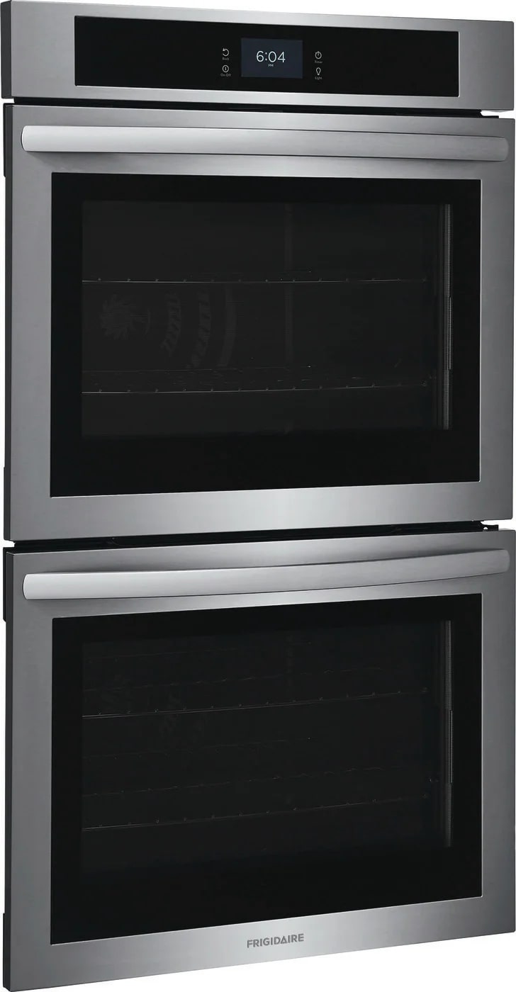 Frigidaire - 10.6 cu. ft Double Wall Oven in Stainless - FCWD3027AS