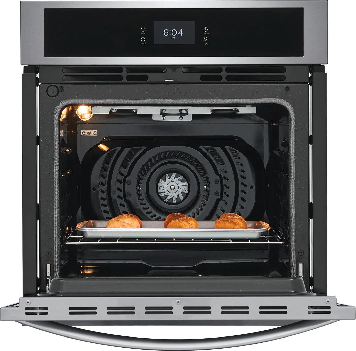 Frigidaire - 3.8 cu. ft Single Wall Oven in Stainless - FCWS2727AS