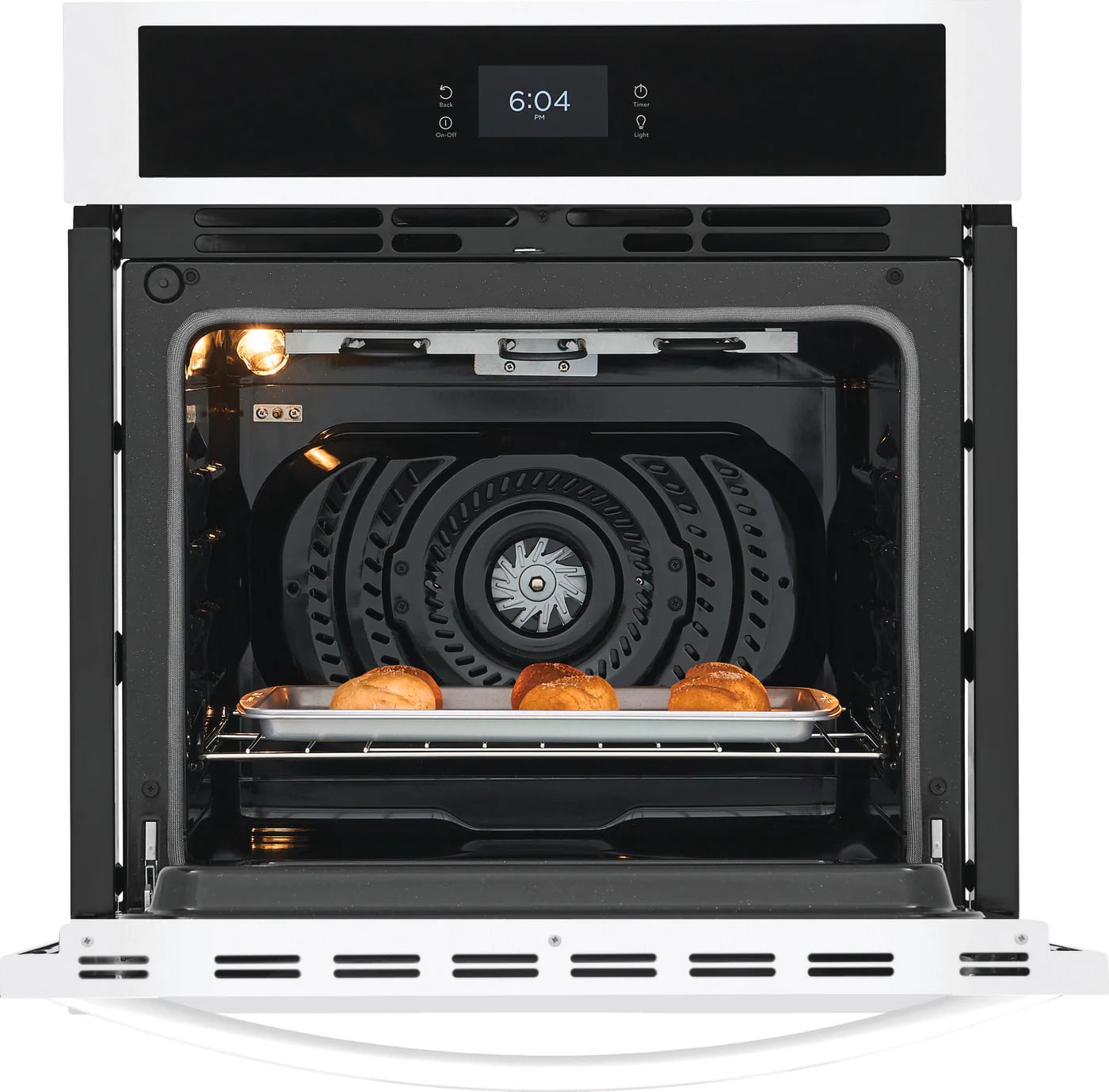 Frigidaire - 3.8 cu. ft Single Wall Oven in White - FCWS2727AW