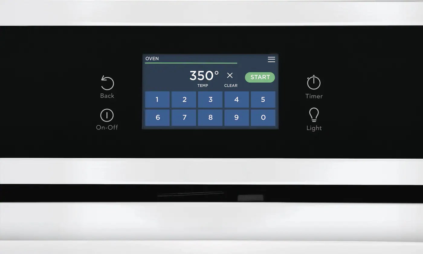 Frigidaire - 3.8 cu. ft Single Wall Oven in White - FCWS2727AW