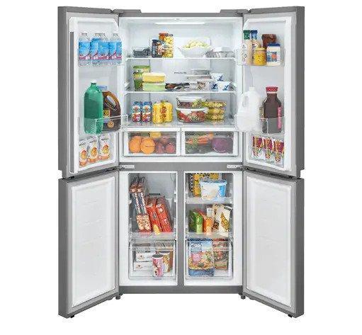 Frigidaire - 32.8125 Inch 17.4 cu. ft French Door Refrigerator in Stainless - FFBN1721TV