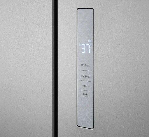 Frigidaire - 32.8125 Inch 17.4 cu. ft French Door Refrigerator in Stainless - FFBN1721TV