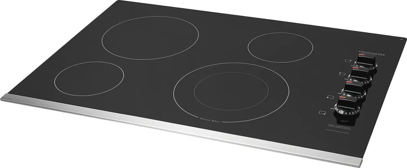 Frigidaire - 30.6 inch wide Electric Cooktop in Stainless - FFEC3025US