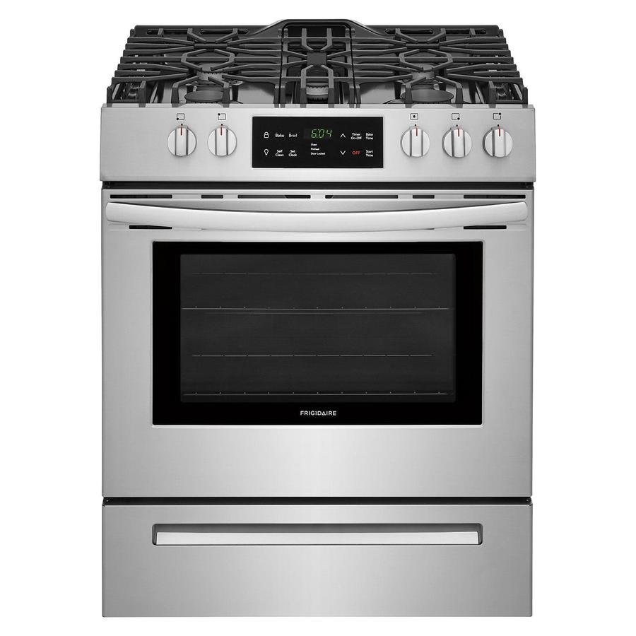 Frigidaire - 5 cu. ft Gas Range in Stainless - FFGH3054US