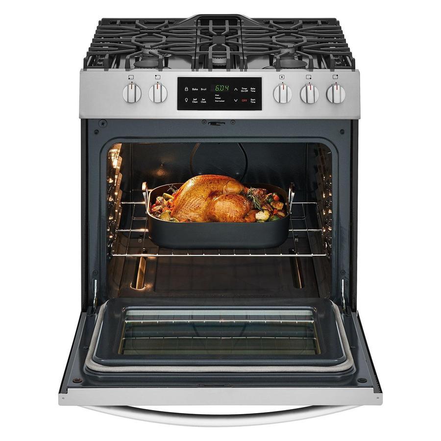 Frigidaire - 5 cu. ft Gas Range in Stainless - FFGH3054US